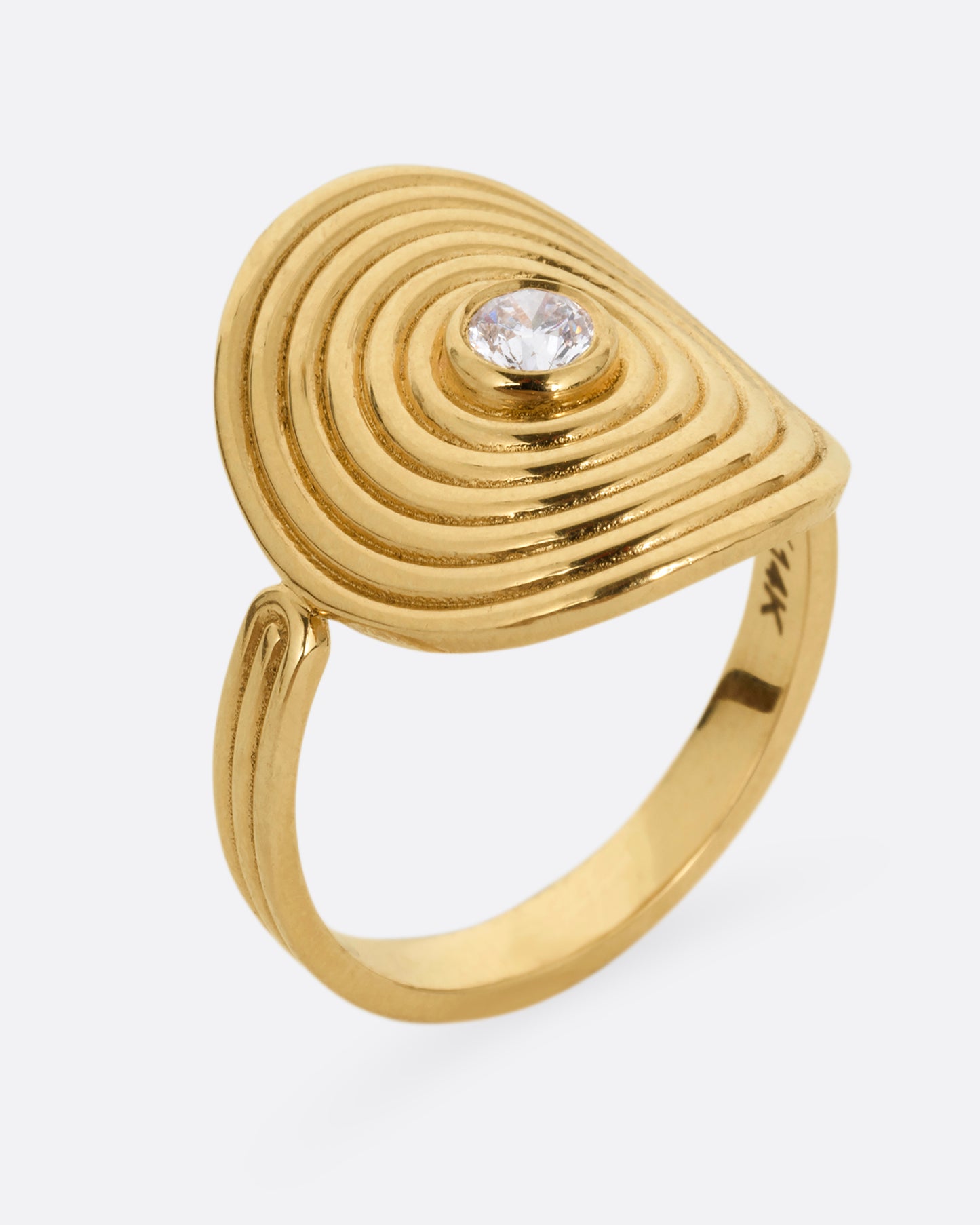 Diamond Vera Spiral Ring