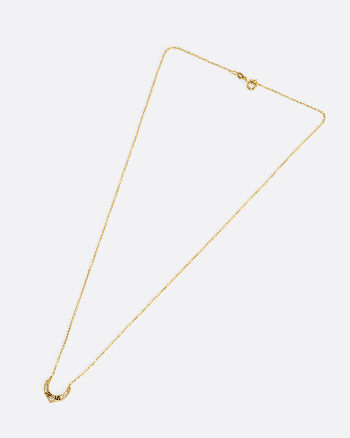 Diamond Soulen Pendant Necklace