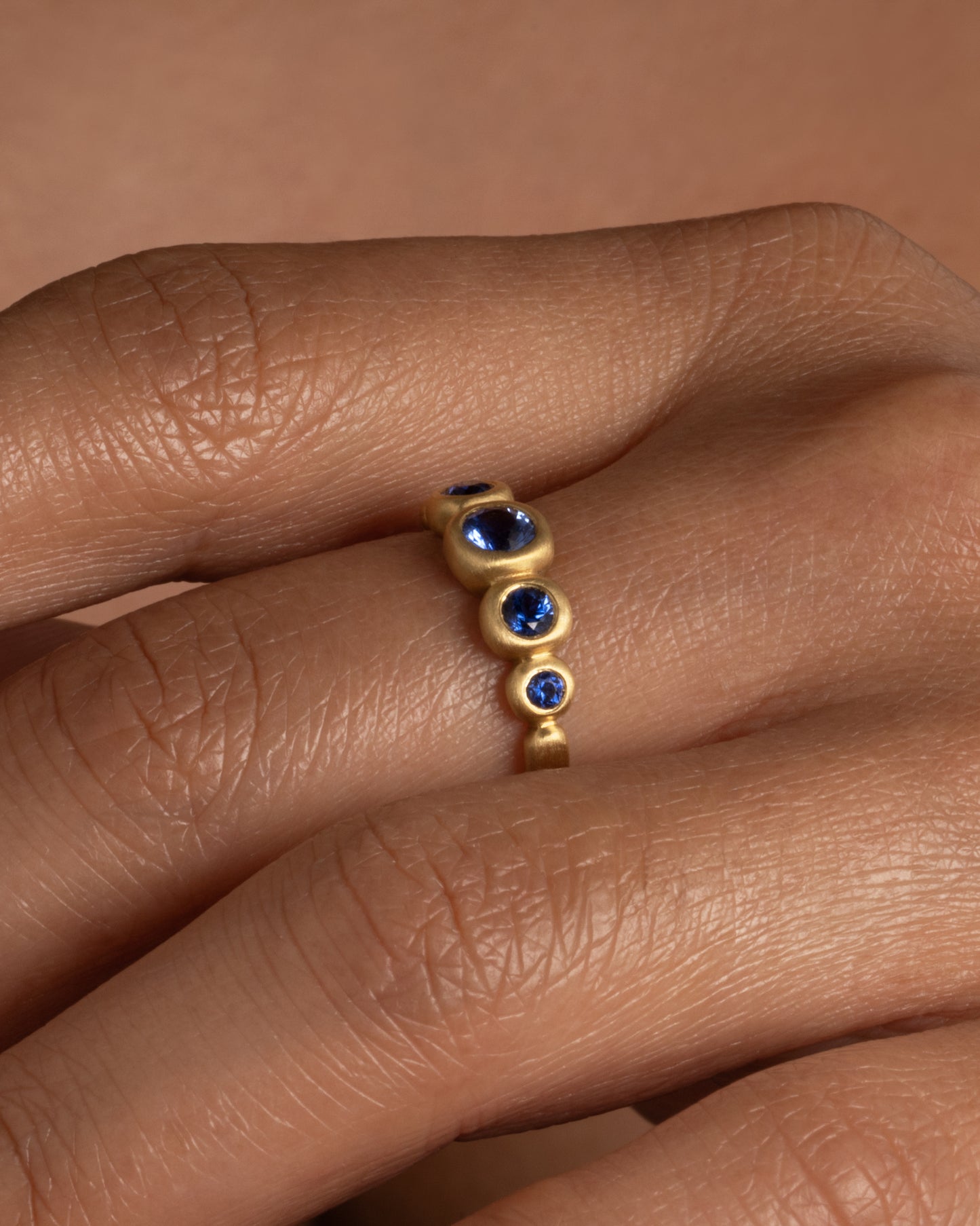 Blue Sapphire Kima Ring