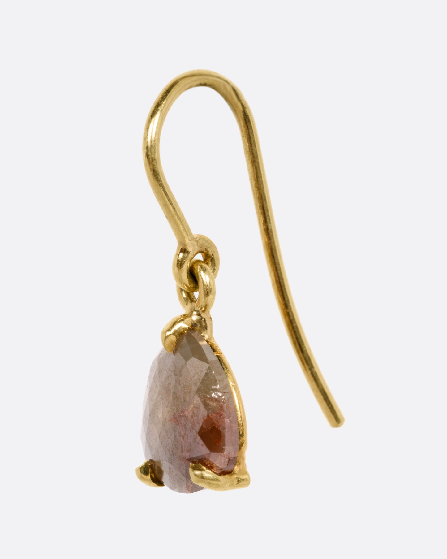 Olive Pear Diamond Earrings
