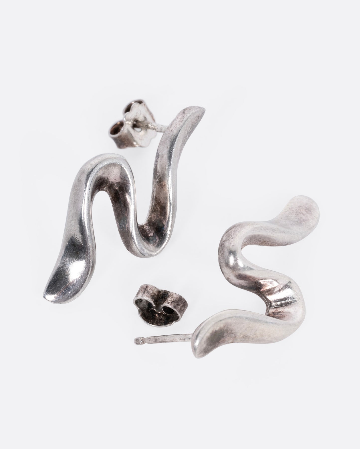 Squiggly Stud Earrings