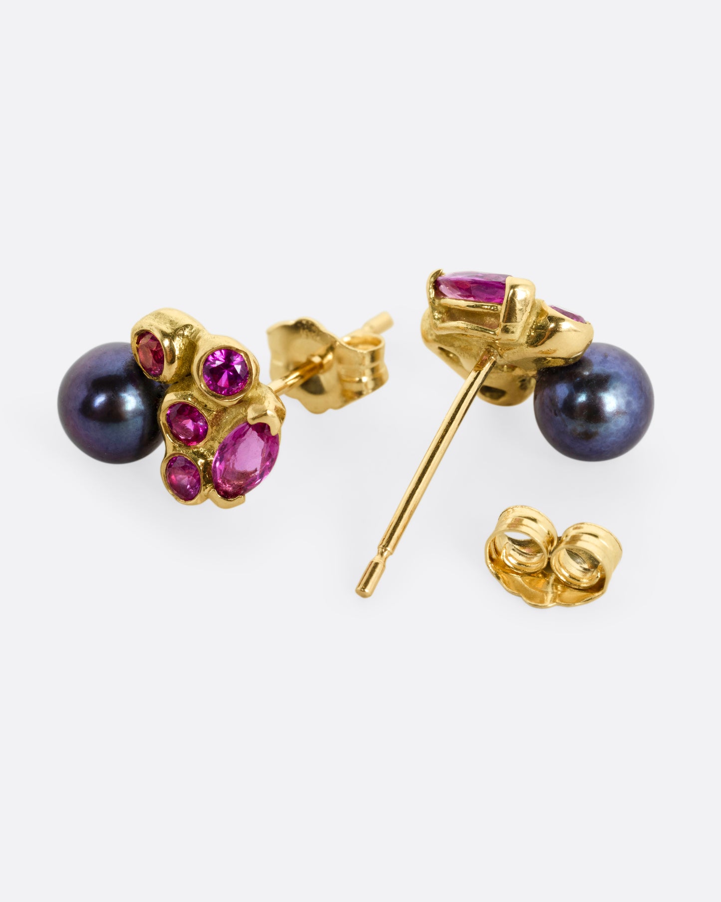 Ruby Constellation Stud Earrings
