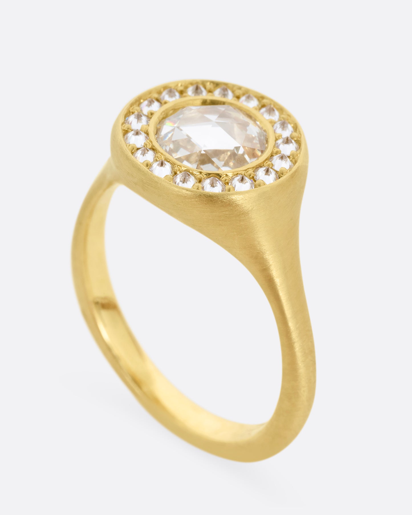 Inverted Diamond Ring