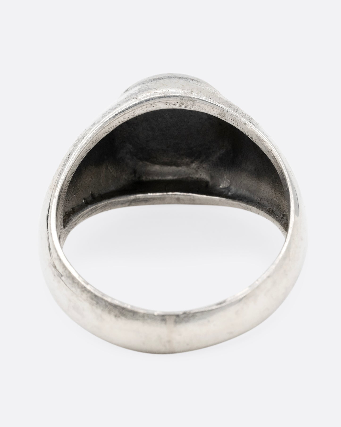 Yin Yang Face Signet Ring