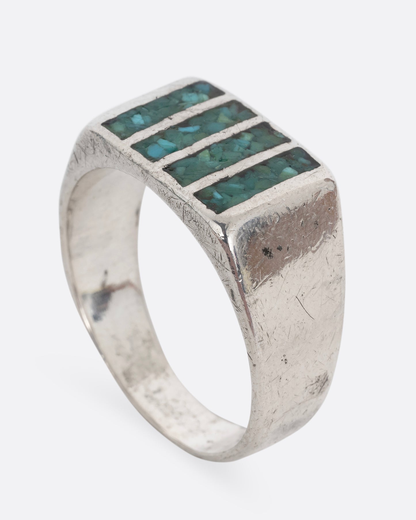 Inlaid Rectangles Ring