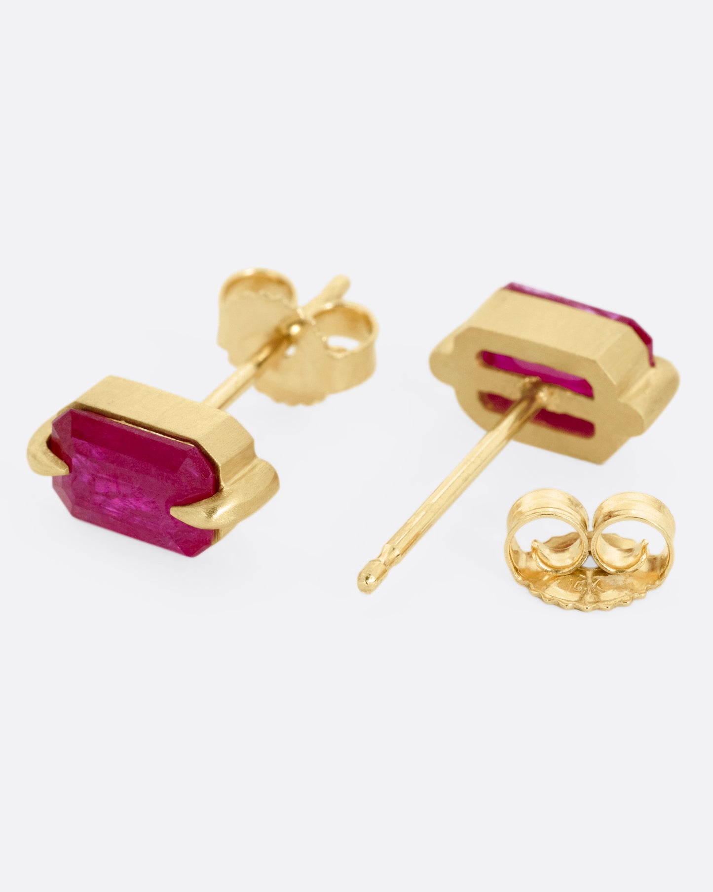 Ruby Stud Earrings
