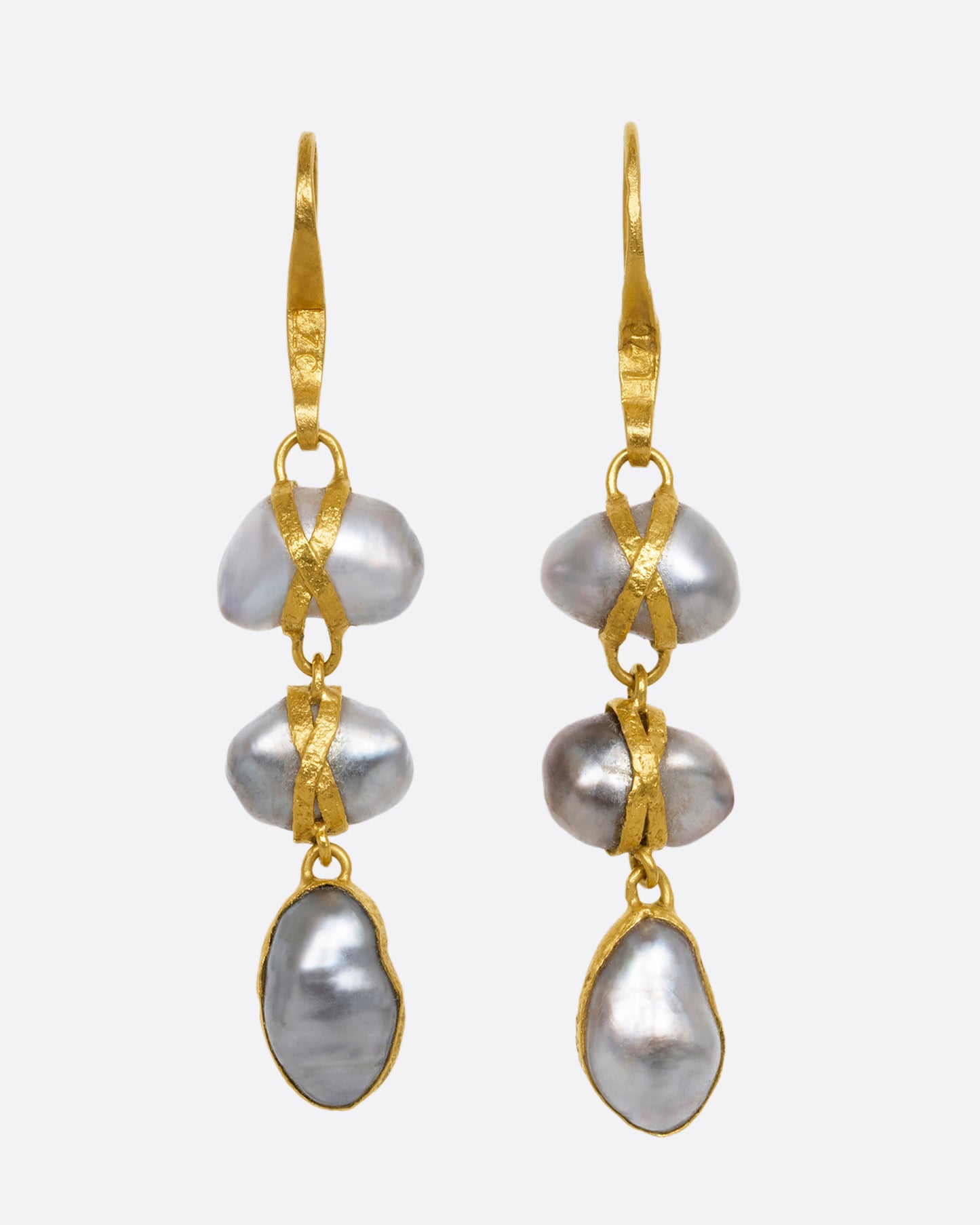 Tahitian Pearl Drop Earrings