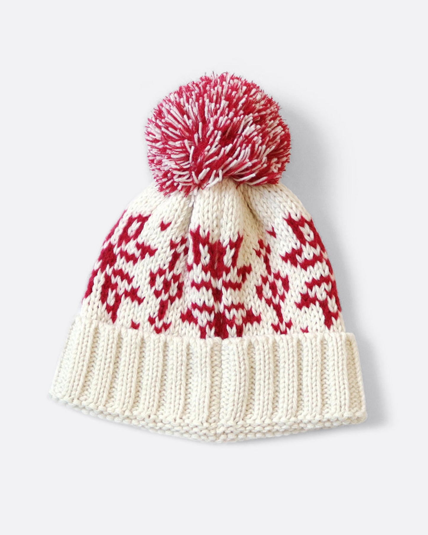Kapital White Snow Knit Cap