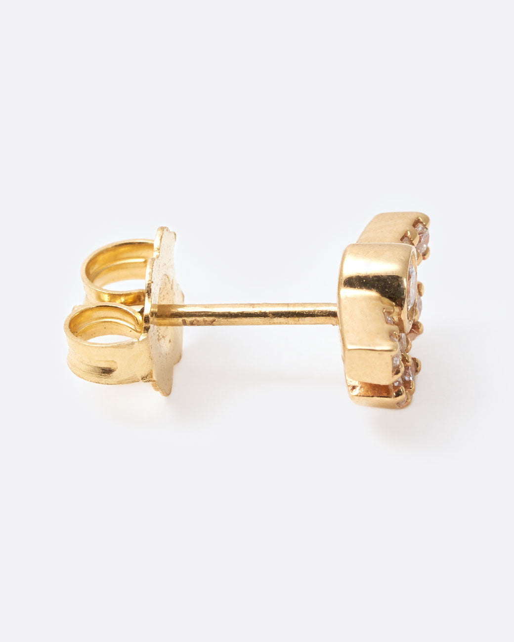 Pavé Diamond Helia Stud