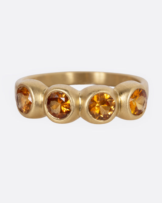 Orange Sapphire Skimmer Band