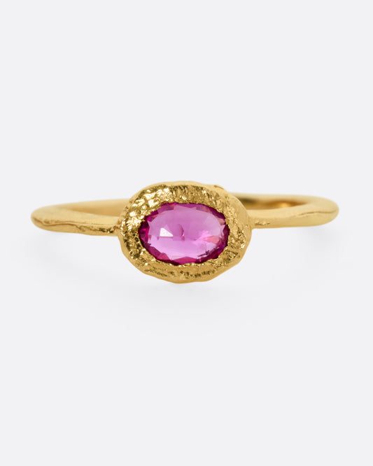 Oval Ruby Ring