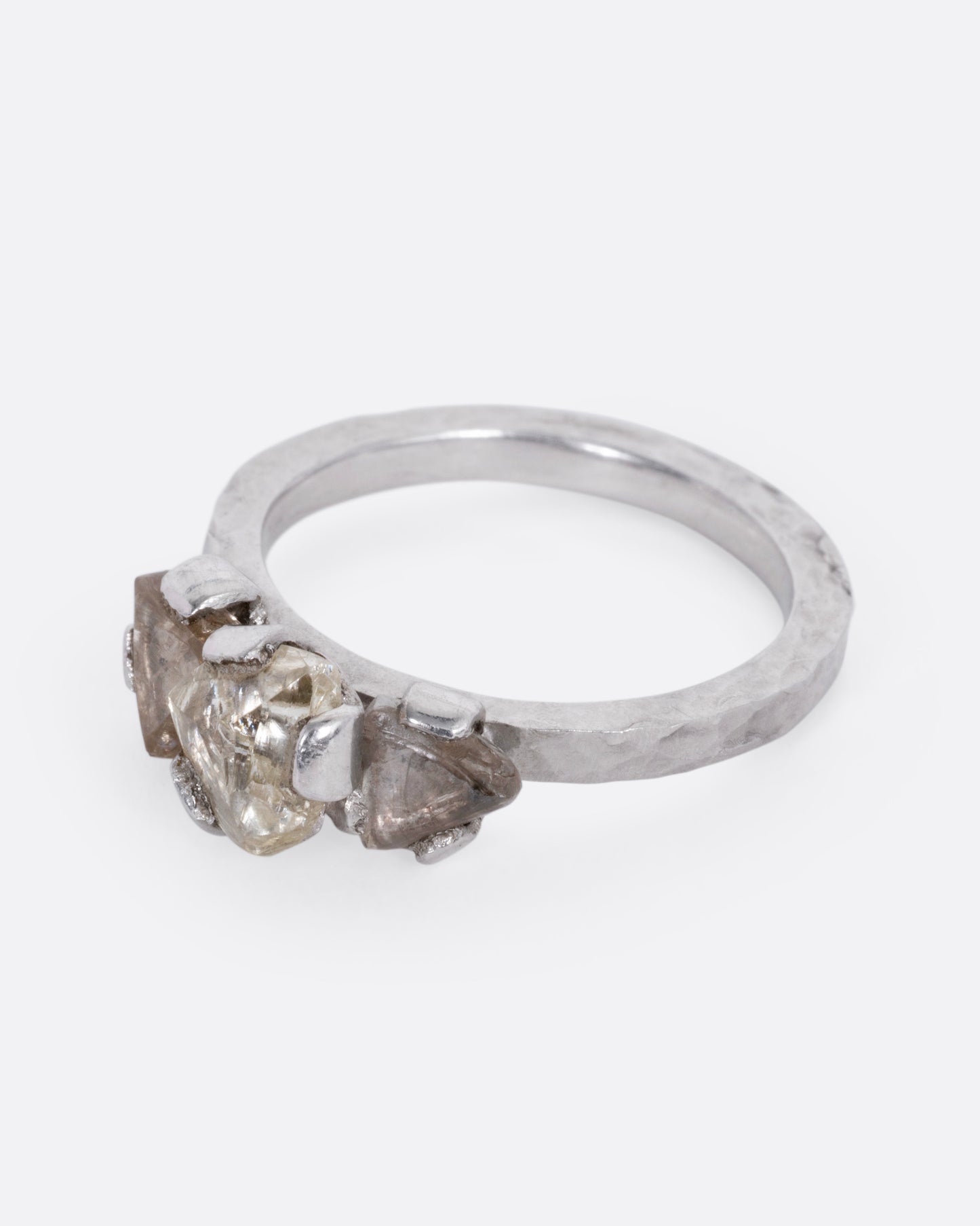 Diamond Trio Platinum Ring