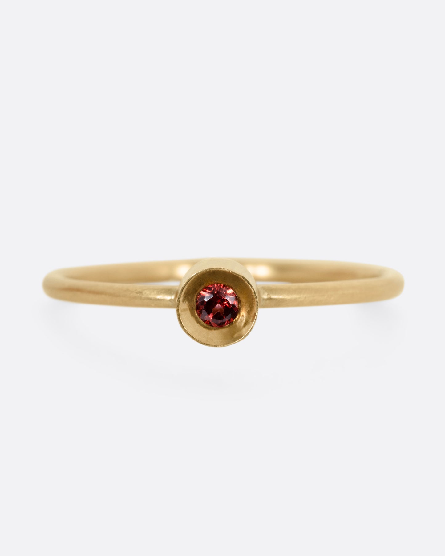 Garnet Spot Ring