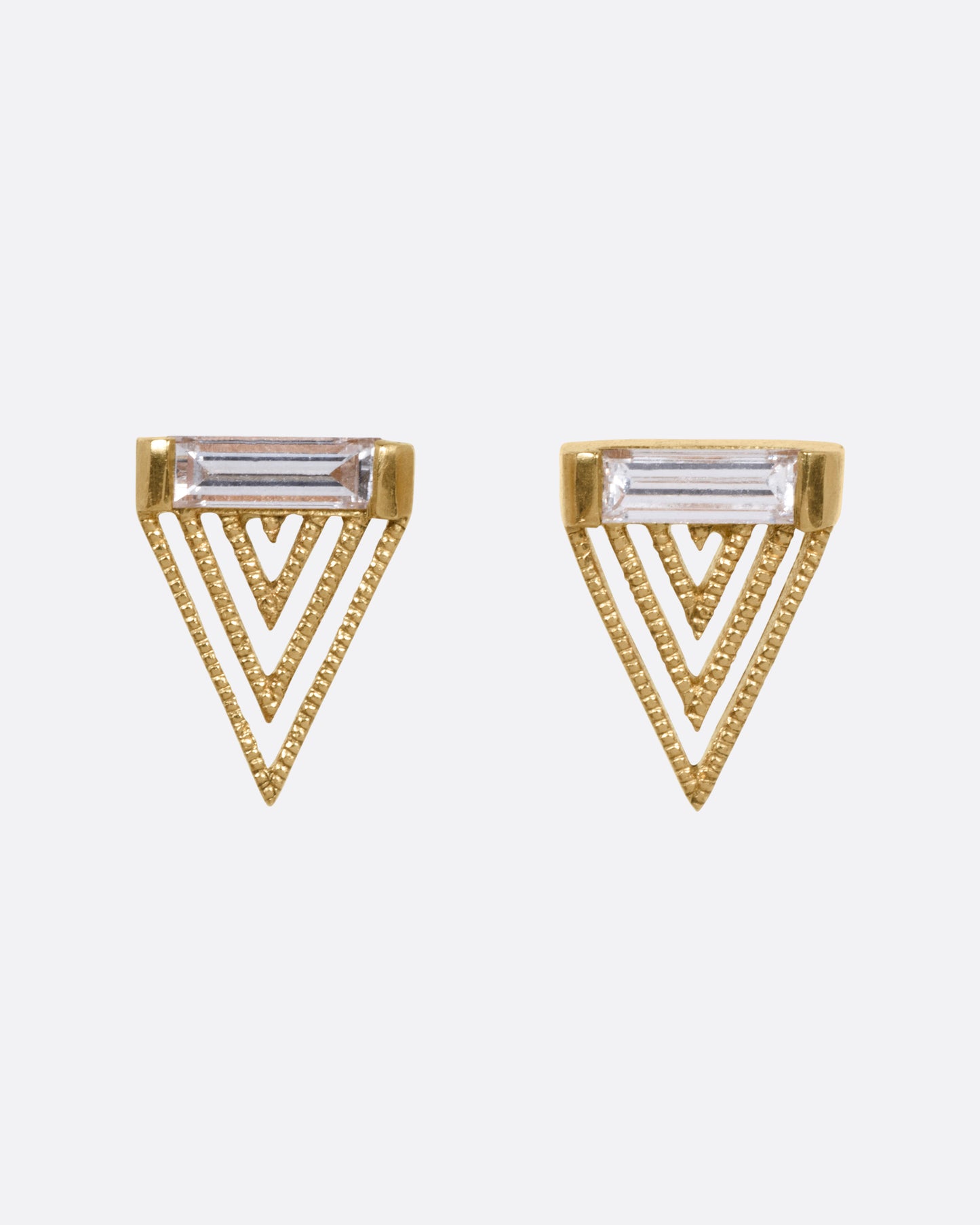 Pang Diamond Stud Earrings