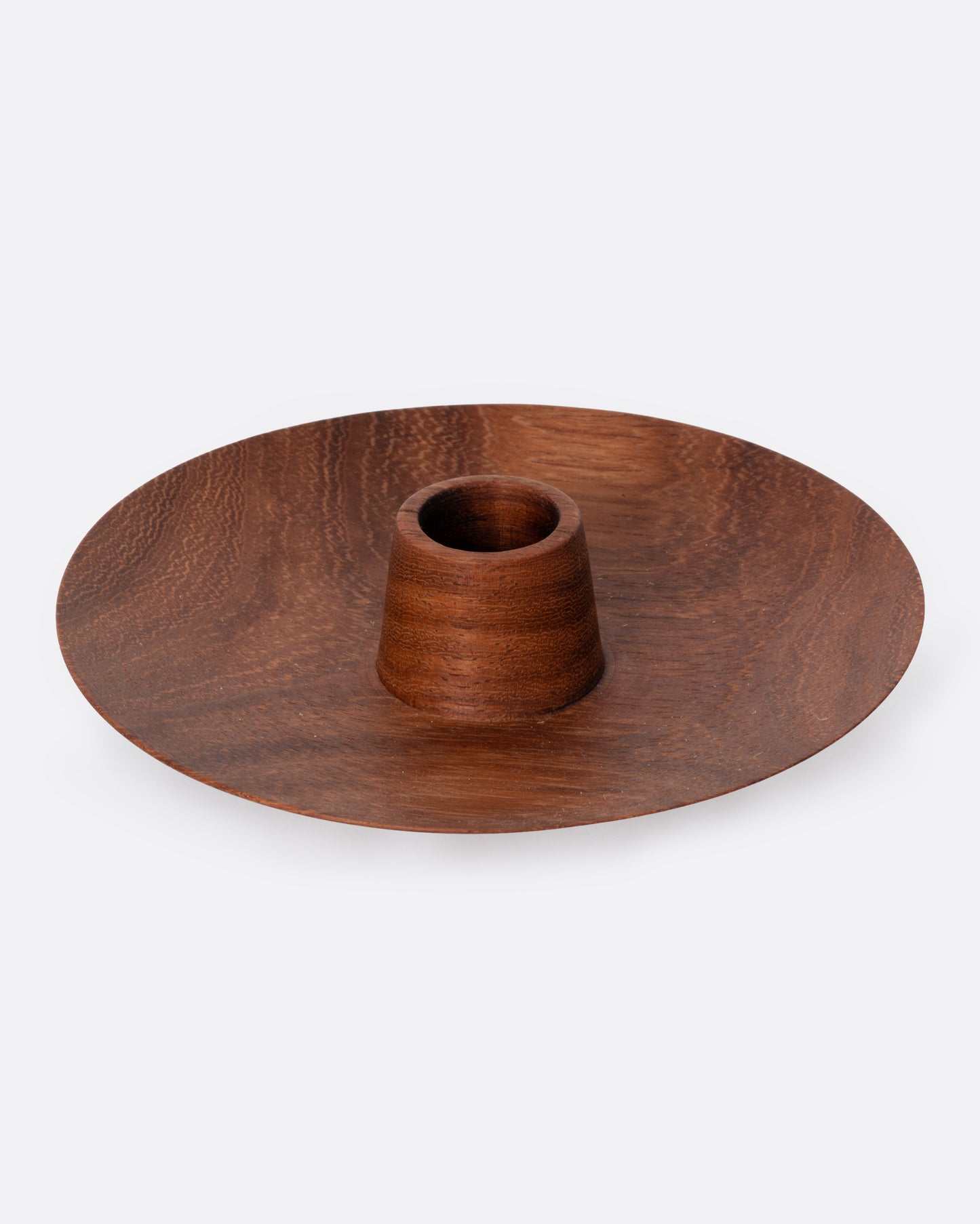 Mahogony Candle Holder