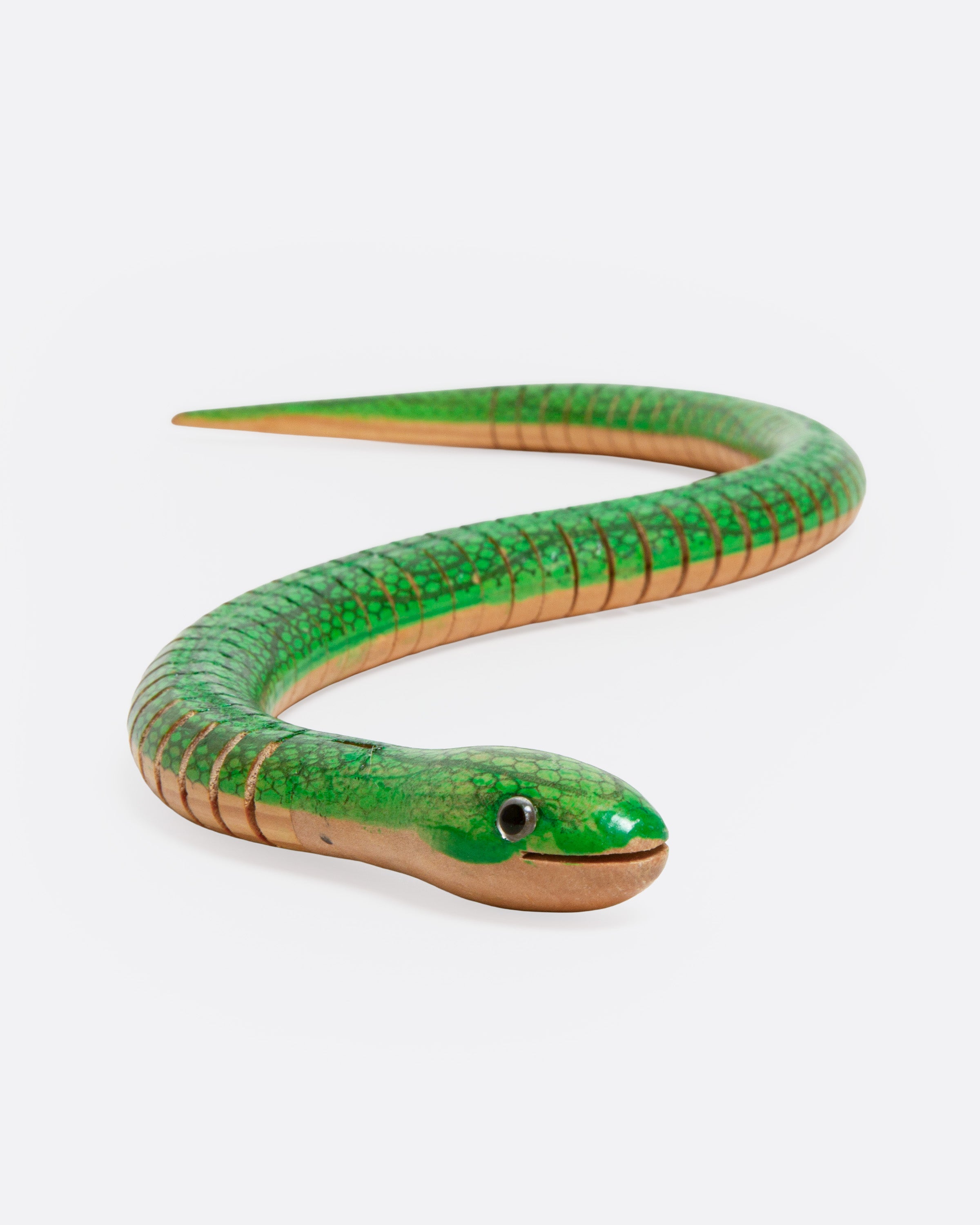 Articulated Wooden Snake image