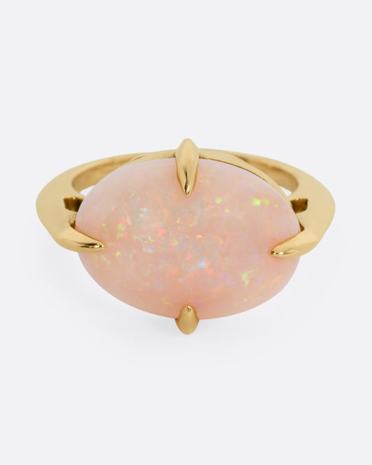 Opal Compass Ring