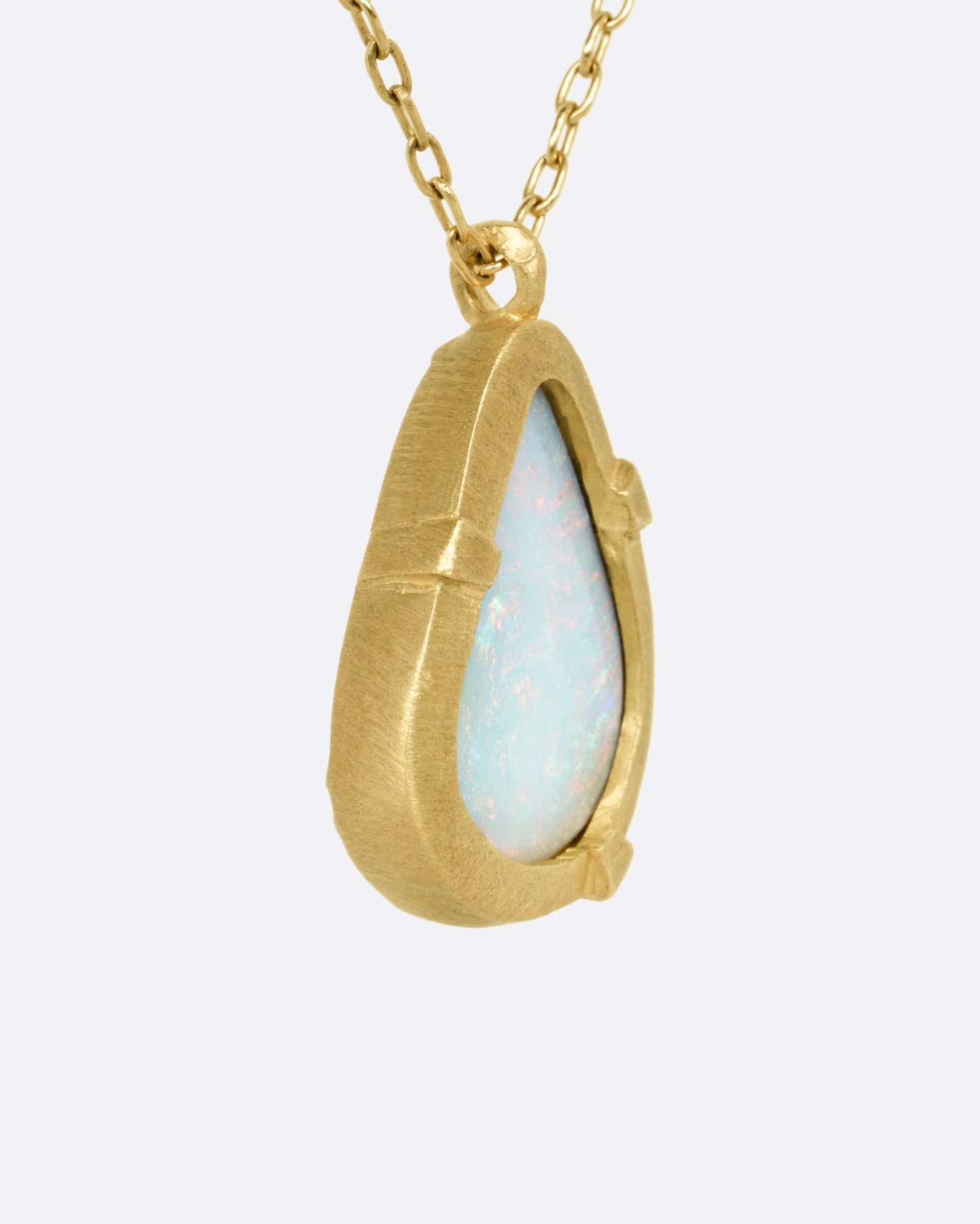 Australian Opal Pendant Necklace