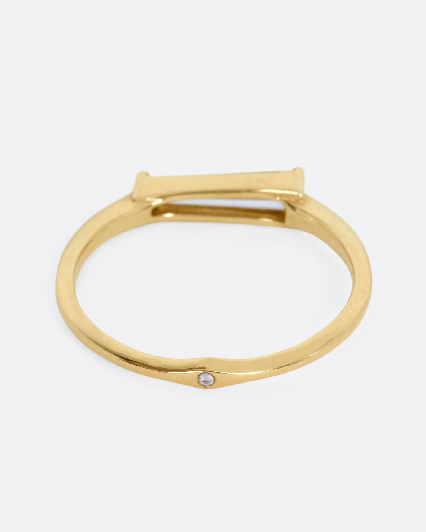 Tapered Baguette Diamond Ring