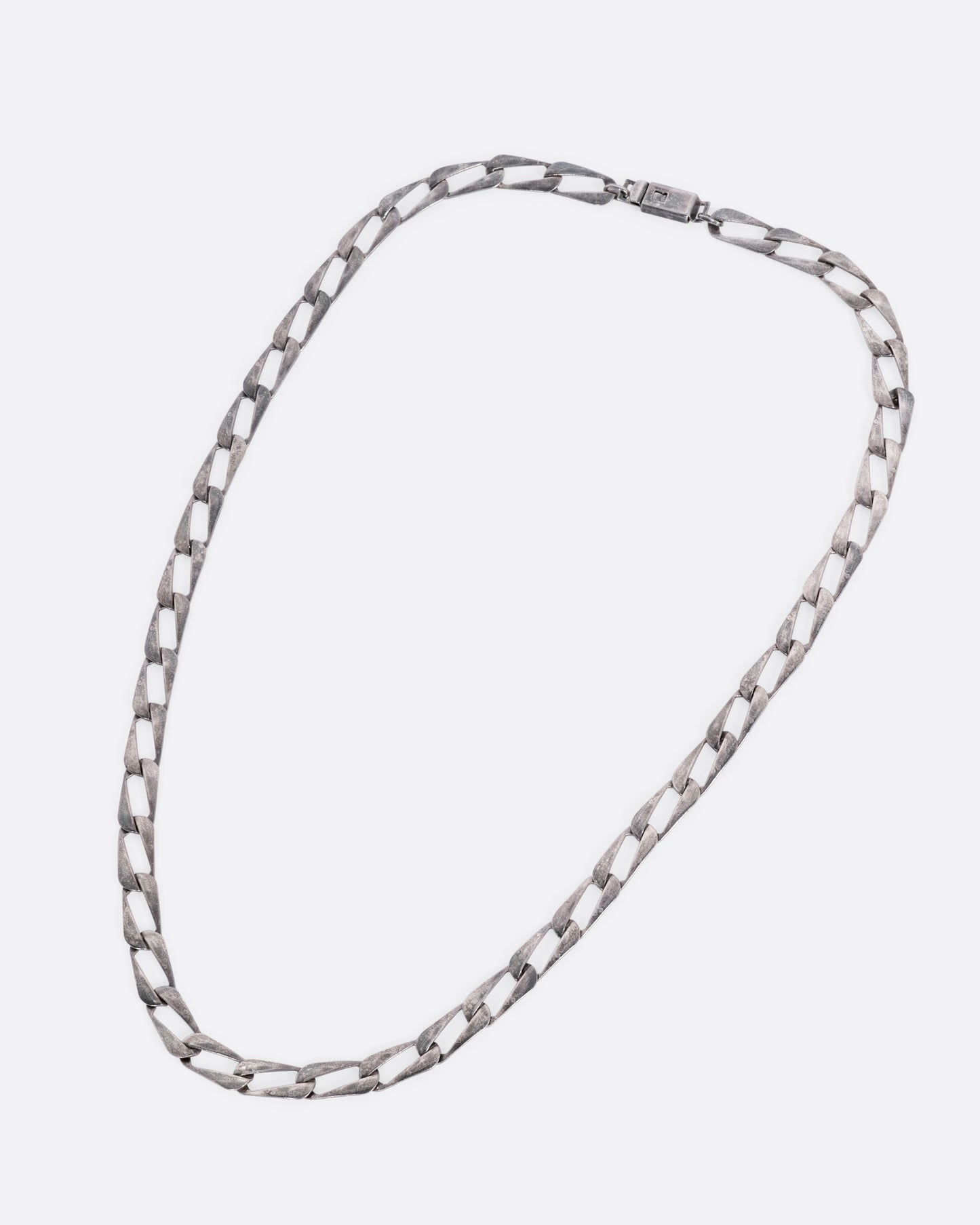 Oval Curb Chain Necklace
