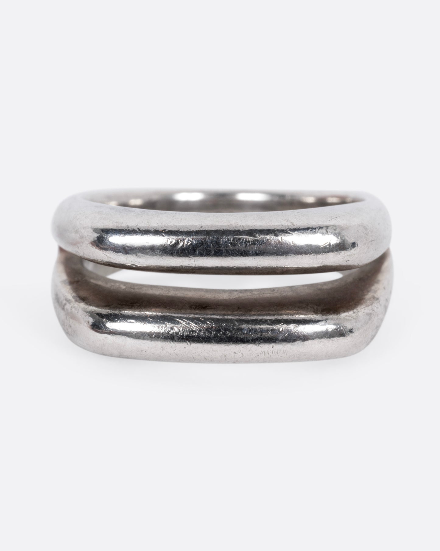Split Face Signet Ring
