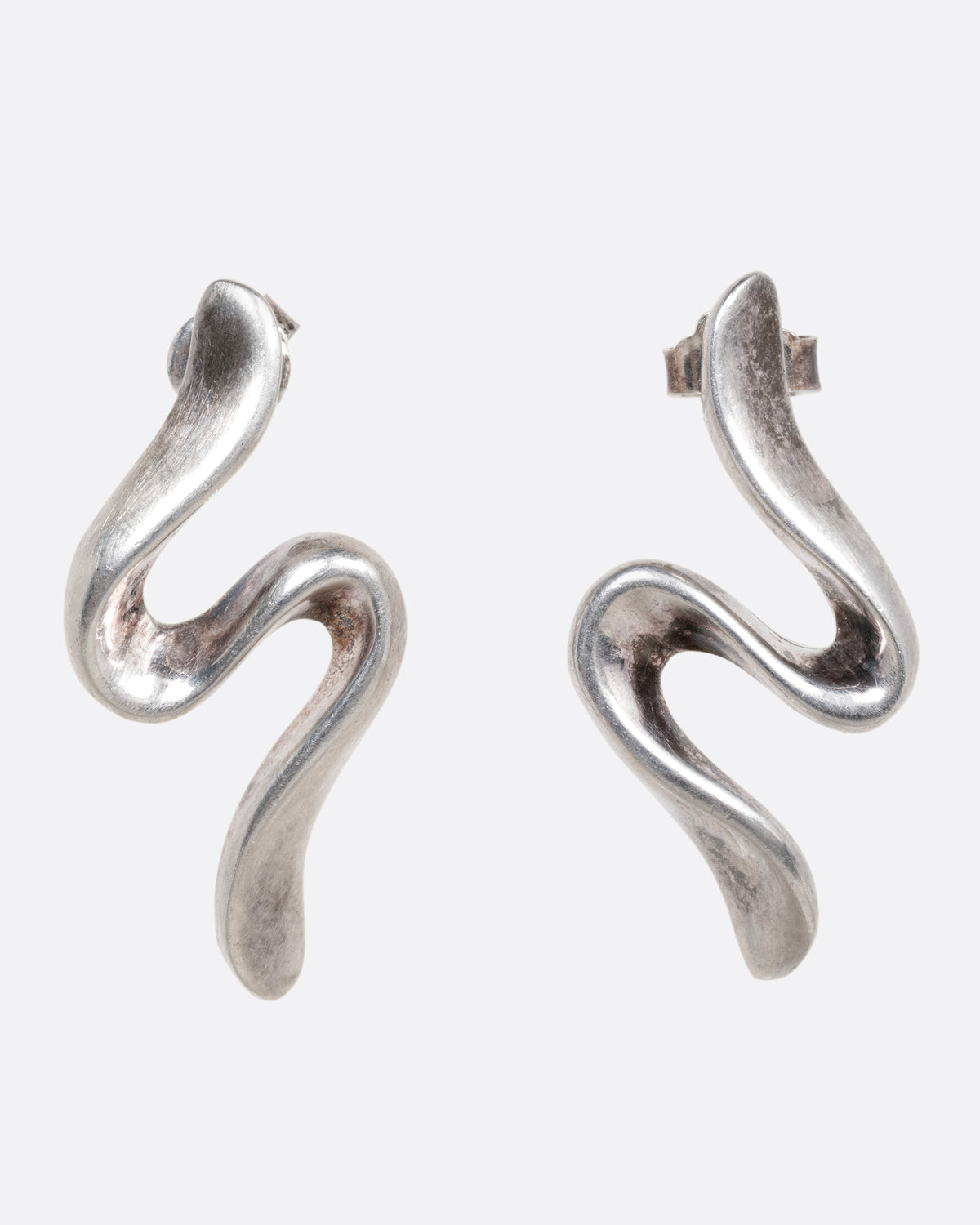 Squiggly Stud Earrings