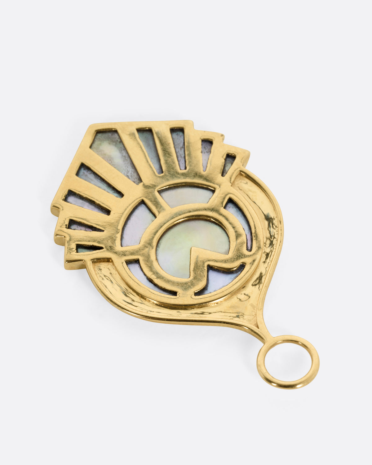 Plume Mother of Pearl Pendant
