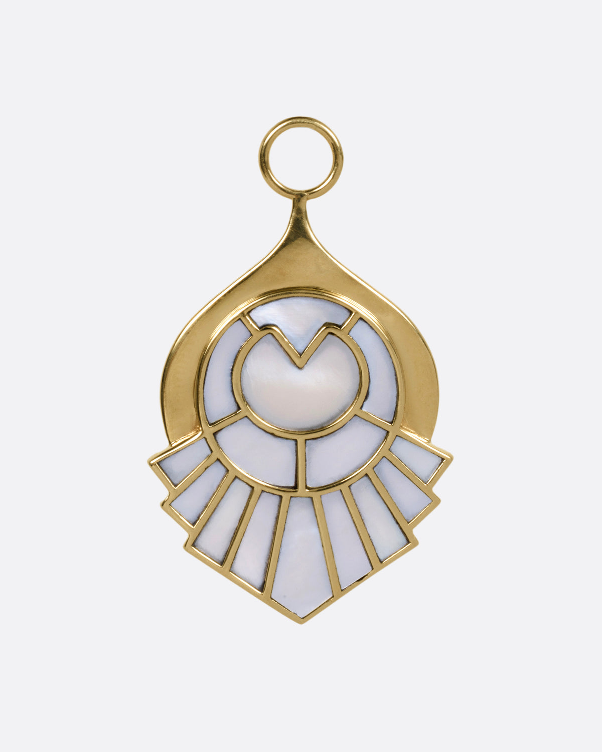 Plume Mother of Pearl Pendant