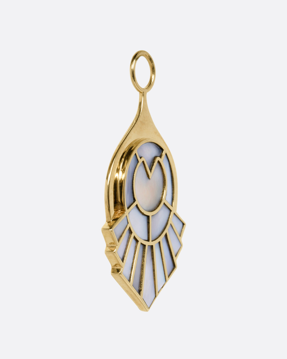 Plume Mother of Pearl Pendant