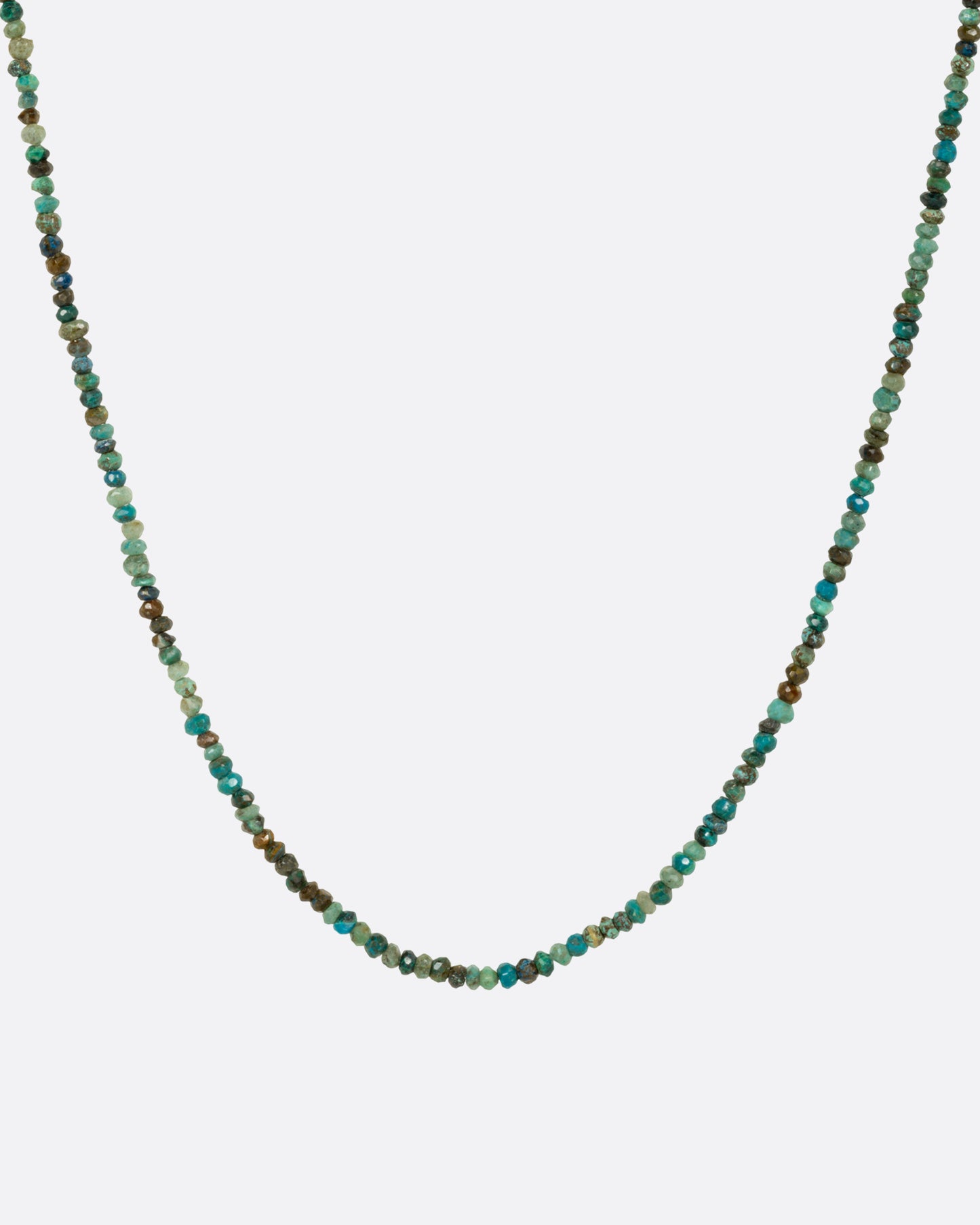 Flash Wrap Beaded Turquoise Necklace