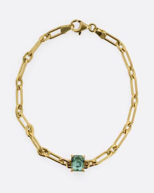 Tourmaline Chain Bracelet