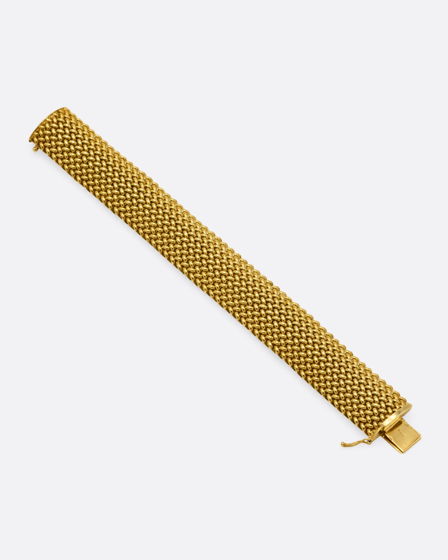 Wide Woven Bracelet