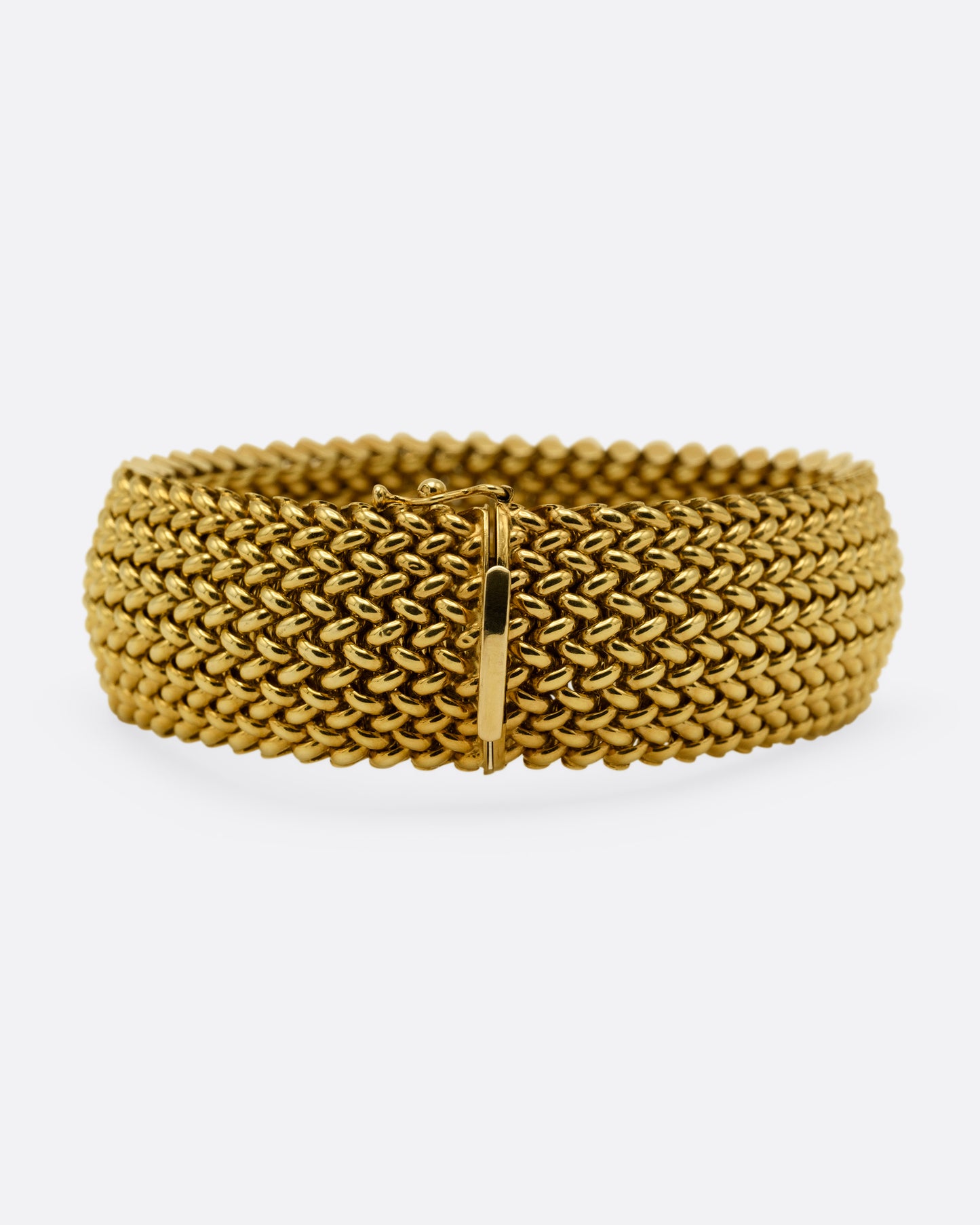 Wide Woven Bracelet