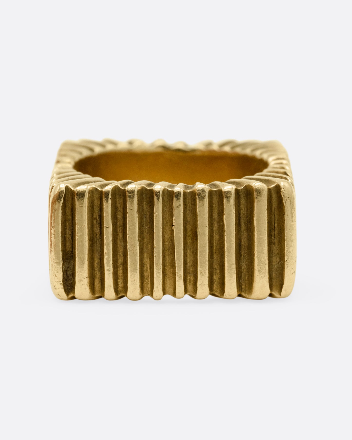 Square Rippled Ring