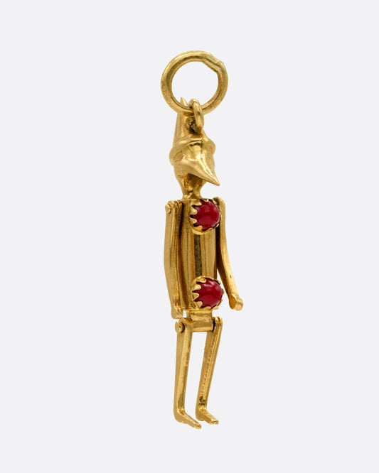 Articulated Pierrot Clown Charm