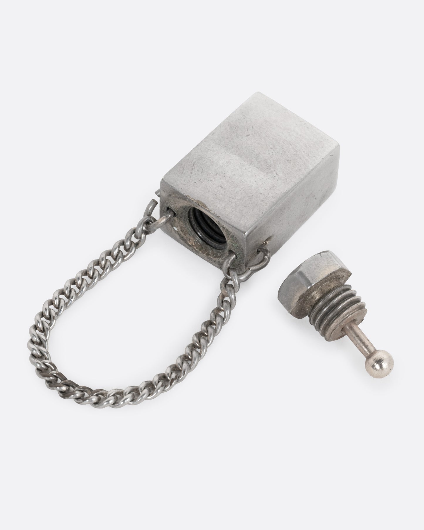 Rectangular Perfume Bottle Pendant