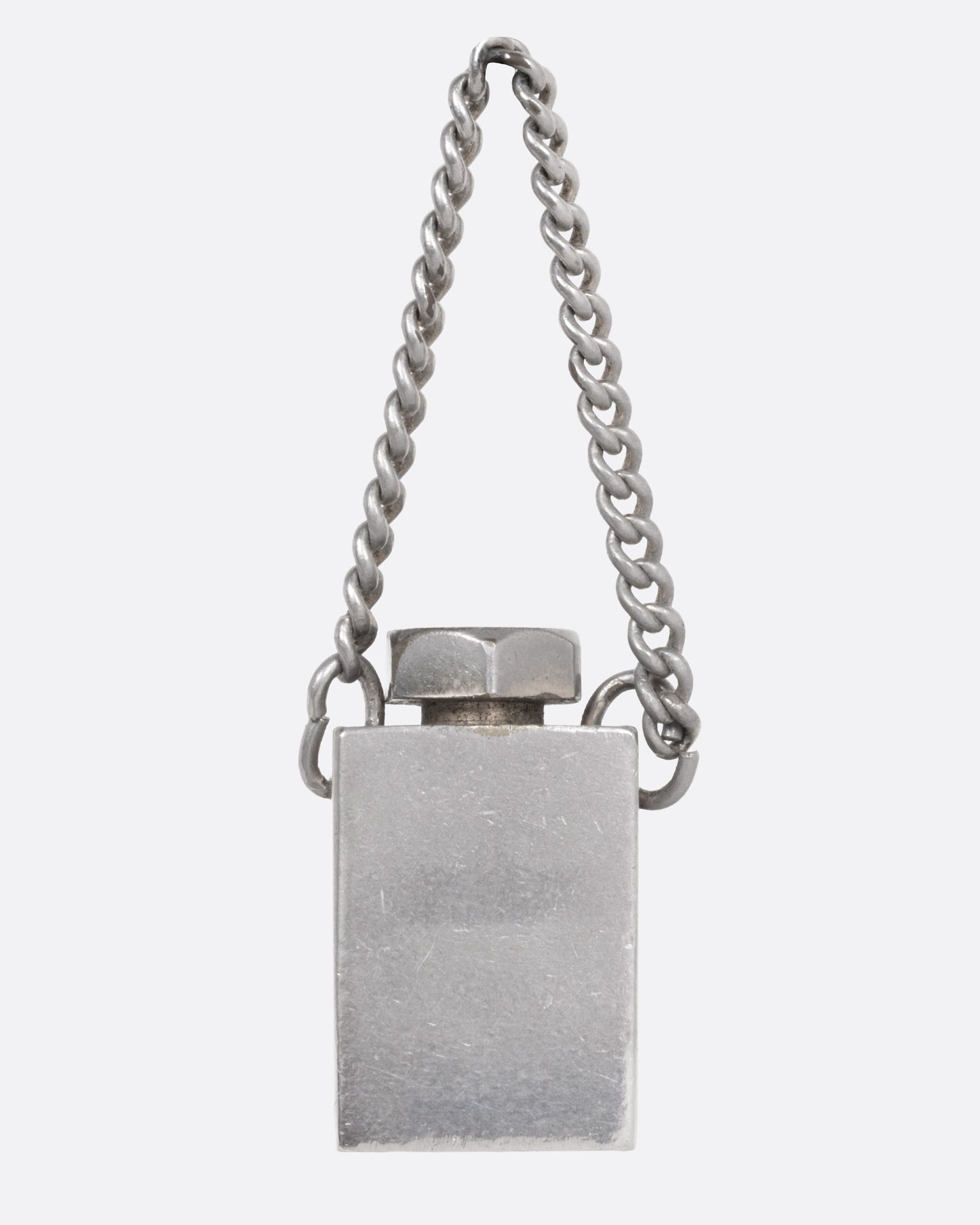 Rectangular Perfume Bottle Pendant