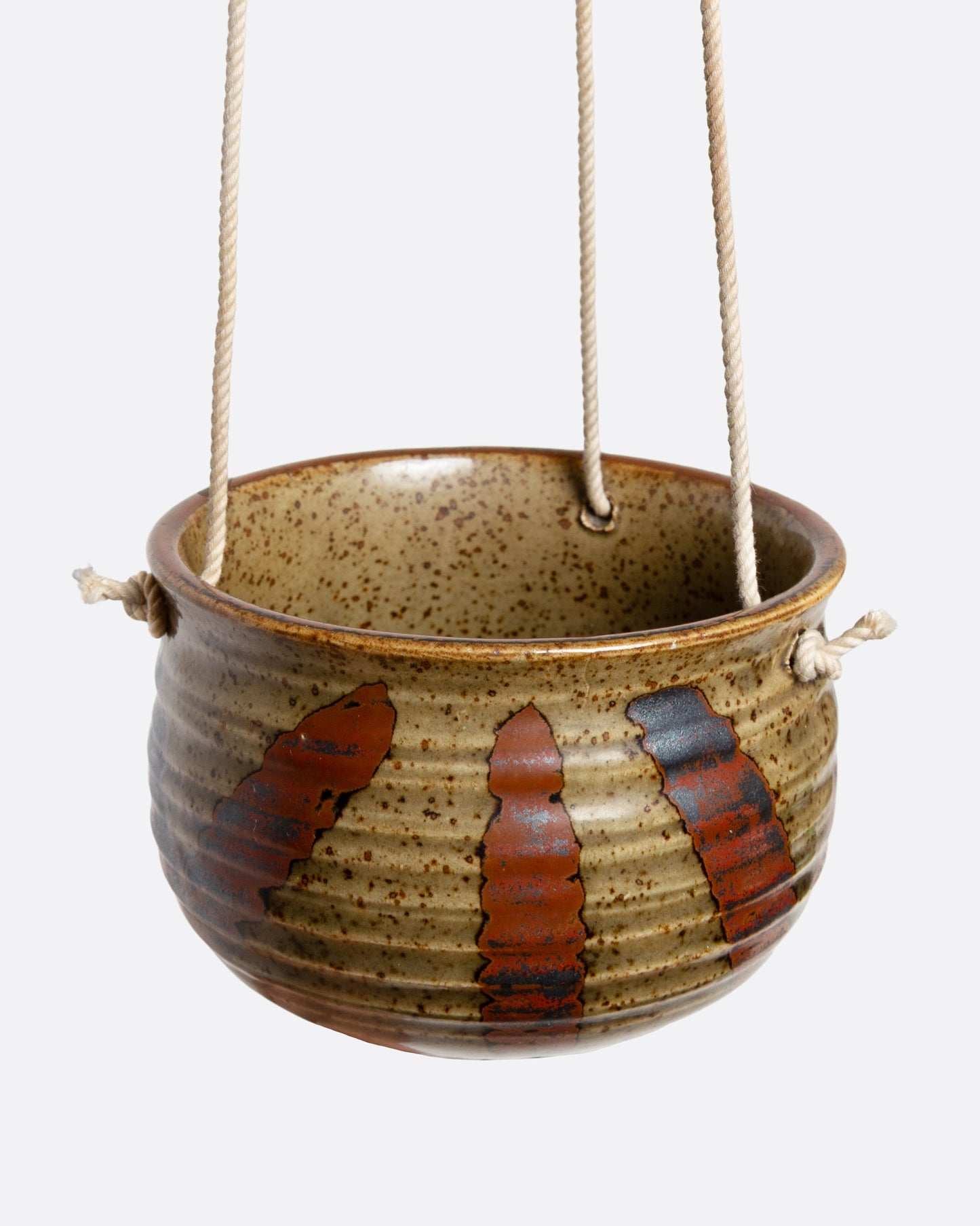 Ridged Hanging Planter