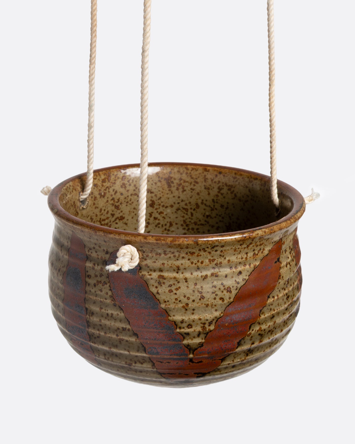 Ridged Hanging Planter