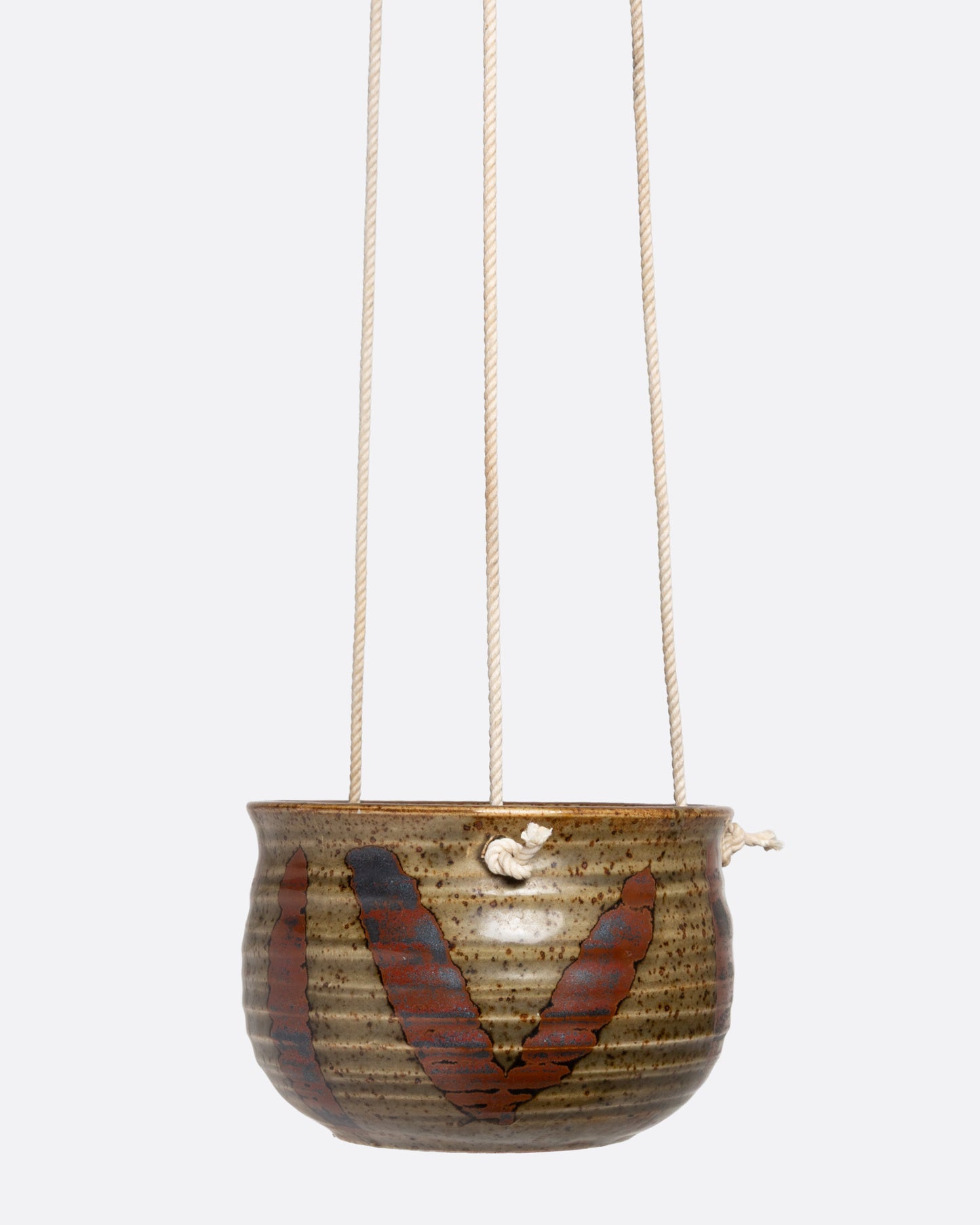 Ridged Hanging Planter
