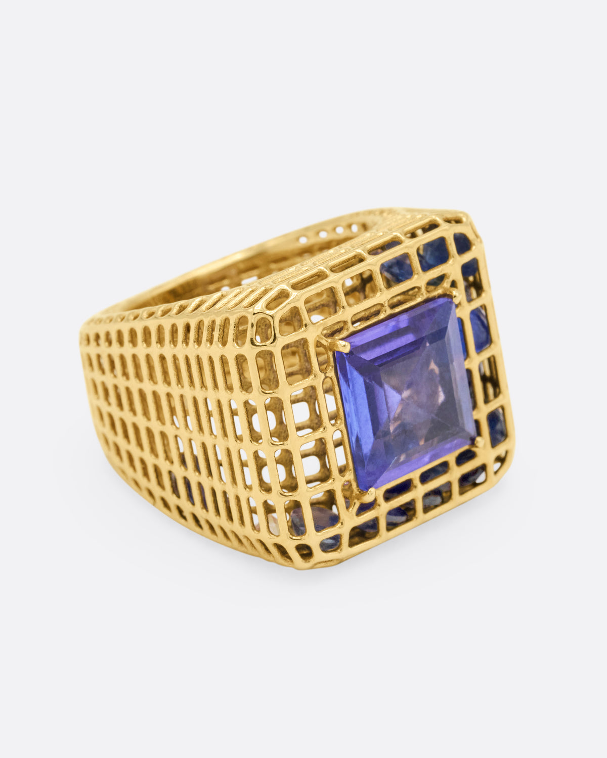 Tanzanite Cagey Ring