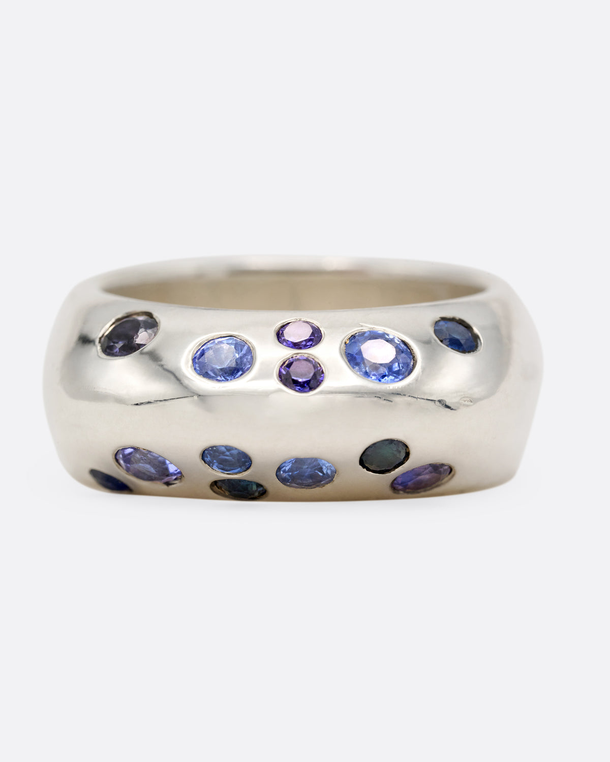 Blue Sapphire Big Boo Ring