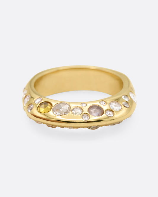 Diamond and Sapphire Baby Boo Ring