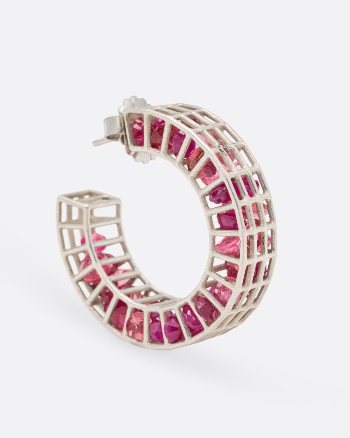Cagey Banded Hoop Earrings