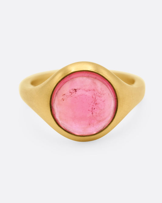 Anello All'Inglese Pink Tourmaline Ring