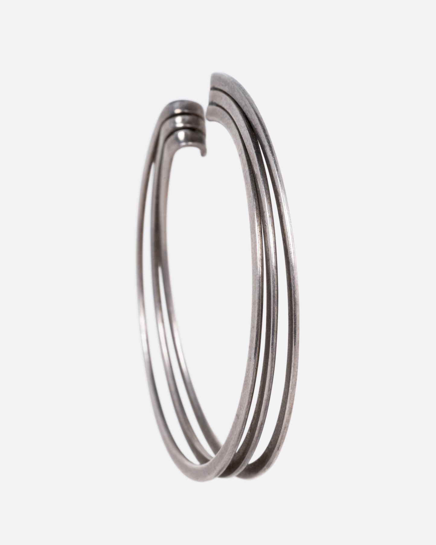 Tri-hoop Stud Earrings