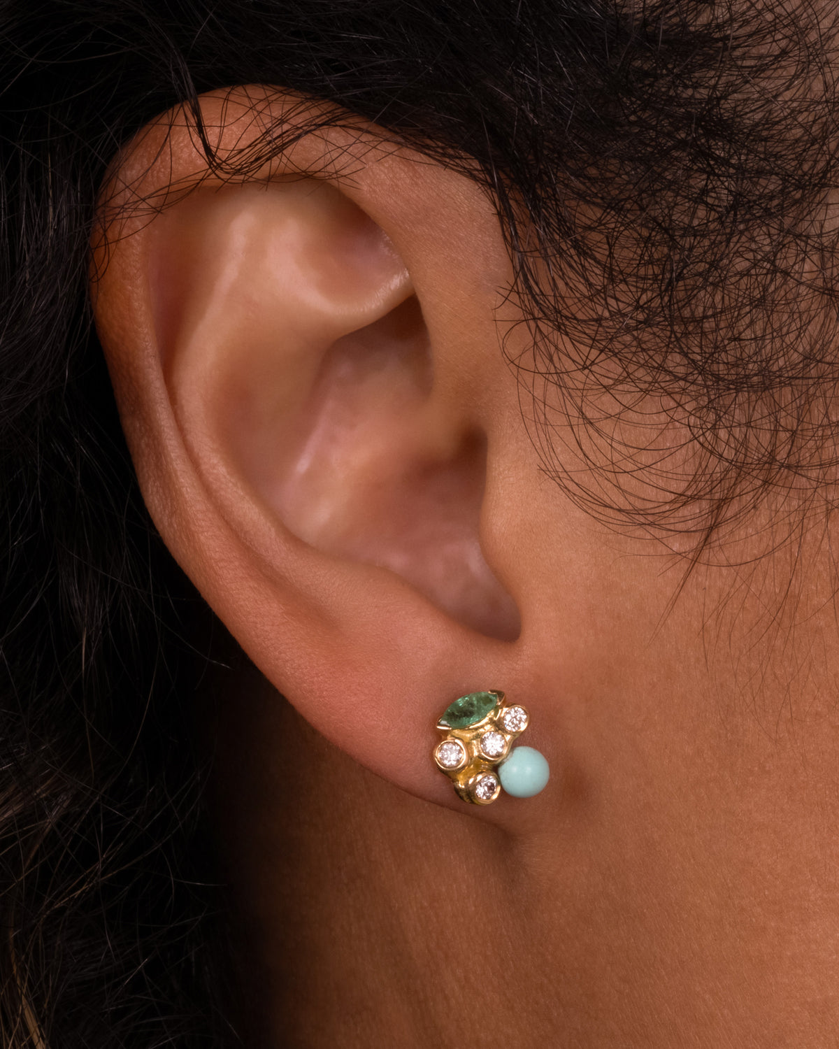 Persian Constellation Stud Earrings