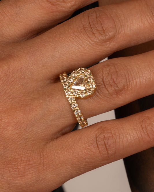 Champagne Diamond Eternity Band