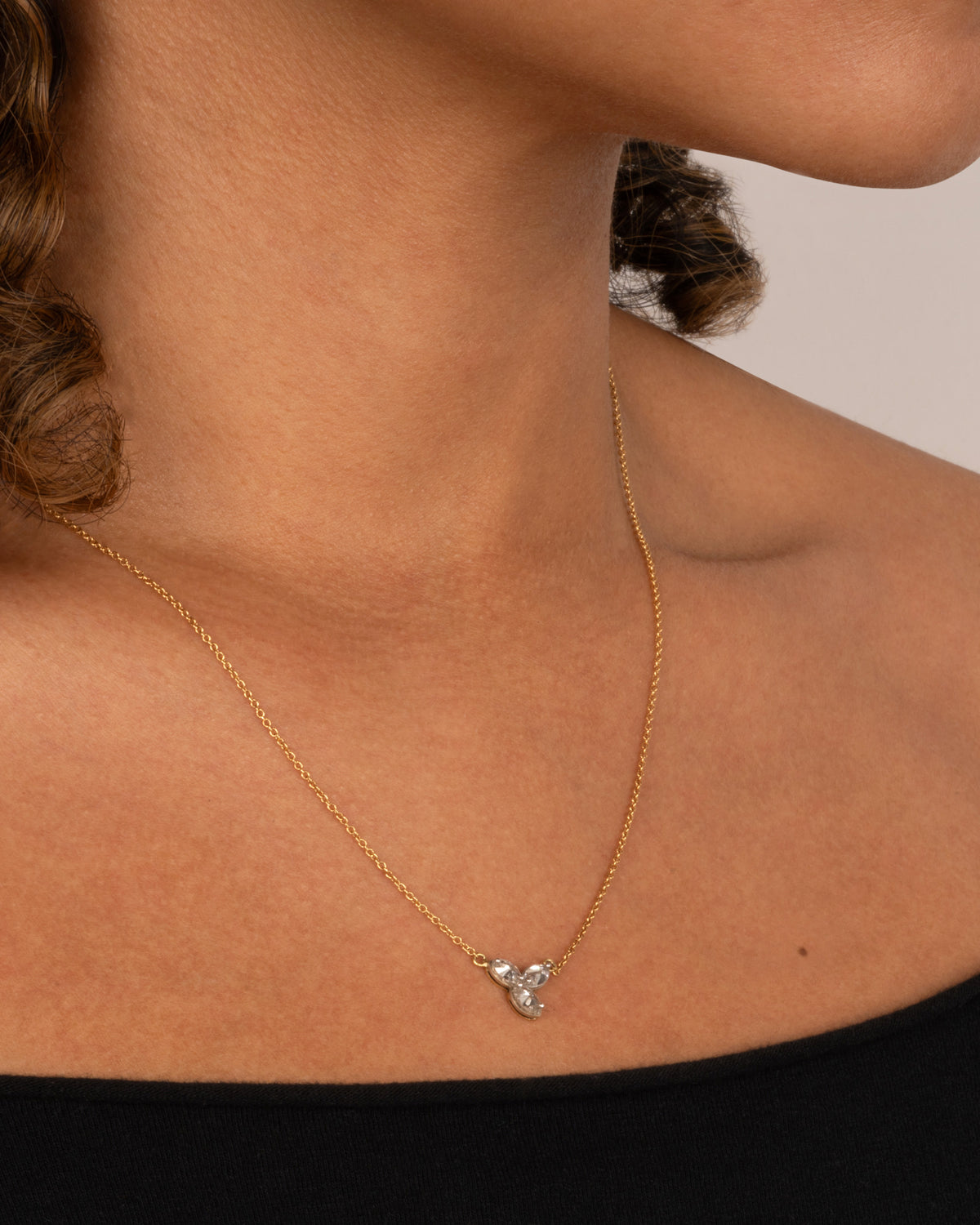 Marquise Diamond Pendant Necklace