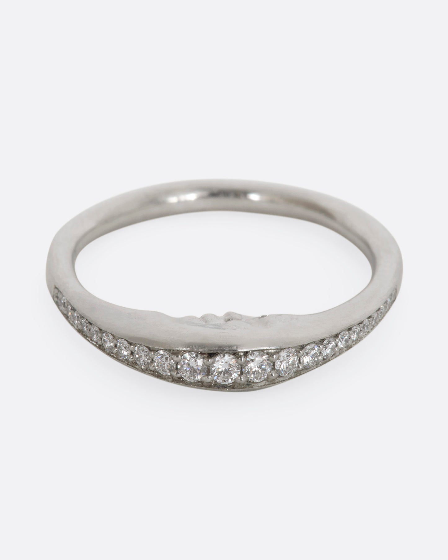 Diamond Moon Face Ring